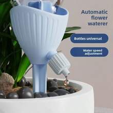 1/3 Automatic Watering Spike: Automate Your Plant Watering Process With An Adjustable Slow-Release Control Valve Switch! Suitable For Home And Marine Gardening, Plant Sprayers, Gardening Supplies (Accessory Colors Are Random).