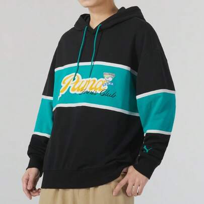 Puma 男女通用抽绳休闲运动针织卫衣