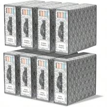 4 Pack Sheet Organizers And Storage With Clear Window And Label Foldable Bed Sheet Organizer For Linen Closet Fabric Bedding Storage Box For Duvet Covers Pillowcases Queen And King Size Greygift - 8 Pack - 查看 1