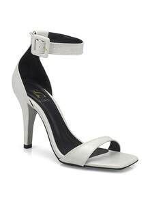 Gisele Square Toe Sandal, Chic Thin Heel, High Heel, Buckle Strap 5054 - 離開 - 查看 1