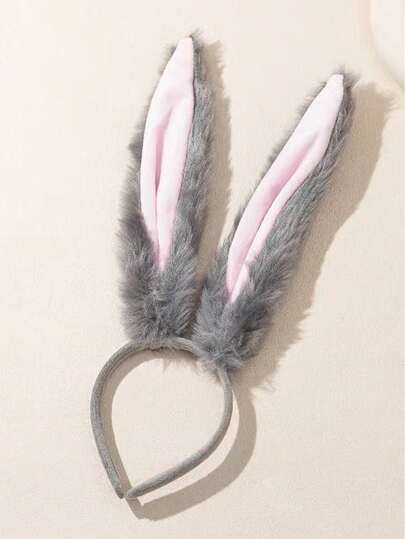 1 件性感兔耳头带，万圣节角色扮演配饰