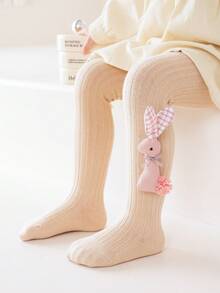 1 قطعة جوارب رفيعة للبنات، بنطلون ضيق للأطفال في فصلي الربيع والخريف - متعدد الألوان - مشاهدة 6