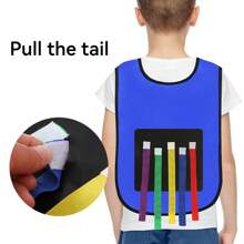 Family Fun Sticky Ball Game Set, Kids Grab Belt, Kindergarten Tug Tail Game Props, Sticky Vest, School Outdoor Sports Toys, Throwing Obstacle Interactive Game Props, Youth Outdoor Sports Sensory Training Sticky Vest Toy Ball - Multicolor - View 4