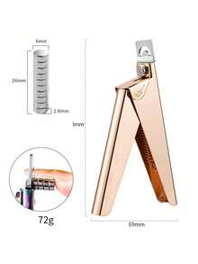 Nail Art Straight Cut Color Titanium French U-Shaped Nail Clipper Fake Nail Clipper Stainless Steel Nail Clipper Nail Extension Piece Nail Clipper Nail Clipper - Multicolor - View 11