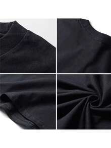 Sous Chef Jacket Funny Faux Costume Idea For Cooks T-Shirt, Men'S 100% Cotton T-Shirt In Black Loose-Fitting, Round-Neck Print, Size S-XXXL, Suitable For Spring, Summer, Autumn And Outdoors - 黑色 - 查看 6