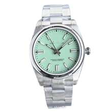 Reloj de yate gris para el hogar Log Rong, reloj mecánico automático para hombres, reloj mecánico fantasma de agua de fábrica C, envío directo de una pieza - plata - Ver 6