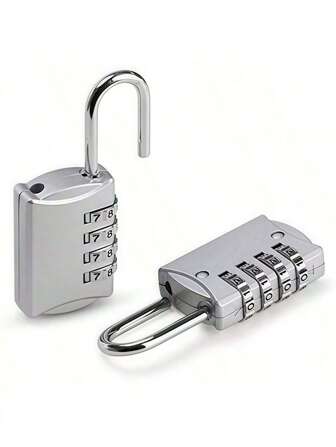 4-Digit Combination Lock Keyless Secure Waterproof 3-Digit Combination Lock Helmet Lock Locker Various Cases Travel Box Supplies