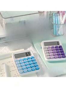 Big Screen Keys Computer Financial Accounting Multi-Color Gradient Calculator Special For Students Back To School Gift