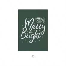 1PC Merry Christmas Crystal Ball Tree Truck Wall Art Poster Nordic Cartoon Minimalist Canvas Painting Home Decoration Living Room Frameless