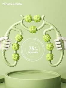 1pc 360° Massage Roller Round Leg Slimming Clip For Muscle Relaxation, Waist/Leg/Arm/Hip Massage - Multicolor - View 10