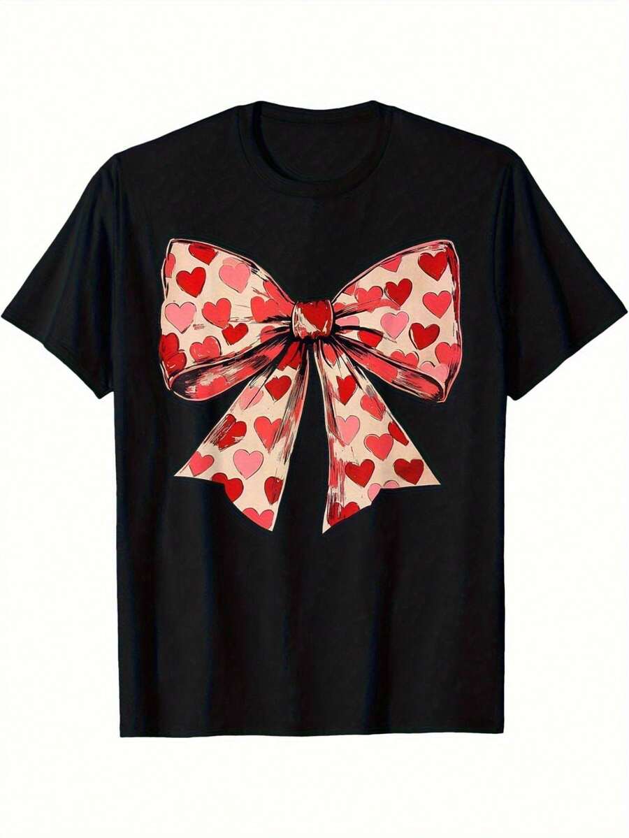 Payeah Women's 220g Heavy Cotton Casual Tee Classic Free Thugs 100% Cotton Digital Print T Shirt(1 Pcs) - 黑色35 - 查看 1