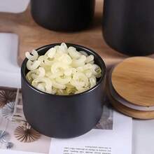 1 lọ gốm đen/trắng có nắp, lọ kín, lọ đựng cà phê, lọ đựng thực phẩm, lọ đựng kẹo, hộp cà phê, hộp trà, lọ tiết kiệm, lọ đựng đồ nhà bếp - Nhiều màu - Xem 10