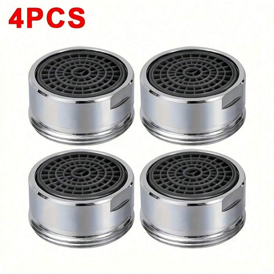 4pcs Water-Saving Faucet Aerator, Nozzle Thread Can Be Replaced, Kitchen Faucet Filter, Bathroom Faucet Aerator, Kitchen And Bathroom Accessories Kitchen Items Kitchen Accessories Kitchen Tools