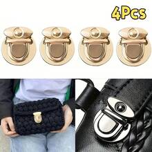 2/4/6/10 chiếc Khóa kim loại - Nút bấm khóa kéo tự làm, Thích hợp cho túi xách, ví và phụ kiện khóa ví - Nhiều màu - Xem 25