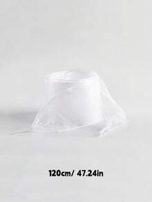1 对女士雪纺网眼丝带鞋带 120 厘米，透明简约芭蕾风格鞋带配件，适用于正装鞋、休闲鞋等 - 彩色 - 查看 9