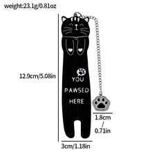 Novo Clube de Amantes de Livros Criativos e Fofos de Gatos, Volume de Admissão, Marcador de Livros em Aço Inoxidável Prateado, Acessórios Criativos para Leitura, Presentes para Amigos, Material Escolar, Volta às Aulas