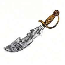 The Blade Festival Props Of The Capocord Pirates, Suitable For Teen Entertainment Activities. This Pirate Knife Is Suitable For Festival Performances And Event Occasions.,Halloween