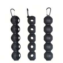 1 husă din silicon pentru suport de minge de golf nouă, conține 5 mingi, geantă portabilă pentru mingi de golf