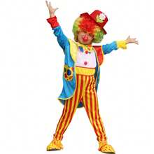 2-Piece Clown Costume Set - Halloween Party Performance Stage Play Children Clown Costume, 2 Styles Available - Baby Blue - View 3