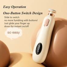 7pcs Portable Electric Baby Nail Clipper Set, Baby Nail Clippers, For Children, 6 Grinding Heads, Quiet Design, Nail Clippers Specially Designed For Newborns - Multicolor - View 5