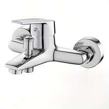 Bathtub Faucet Wall Mounted Shower Faucets Bathroom Mixing Valve Hot Cold Water Tap Household Toilet Single Handdle Tap