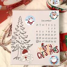 2 rollos (1000 piezas) de etiquetas adhesivas con tema navideño de Papá Noel y muñeco de nieve, decoración de tarjetas de felicitación, decoración de ventanas, envoltura de regalos DIY, pegatinas de sellado DIY