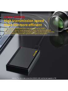 Kodak 柯达原装正品 P190 型号便携式外置硬盘 - USB 3.0 500GB 1TB 容量可选，完美存储 - 黑色 - 查看 5