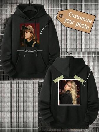 Sweat-shirt-shirt personnalisé pour hommes | Prise en charge de la personnalisation de la photo/du numéro exclusif/du personnage d'anime, couvrant l'Halloween drôle, le thème de Noël, la commémoration du couple, la photo de groupe familial ! Design exclusif + tissu confortable, design personnalisé et unique, bienvenue pour personnaliser, automne