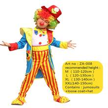 2-Piece Clown Costume Set - Halloween Party Performance Stage Play Children Clown Costume, 2 Styles Available - Baby Blue - View 16