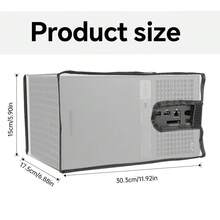 1pc XSX Game Console Transparent Dust Cover, Vertical Version, Dust-Proof And Wear-Resistant