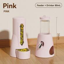 2-In-1 Hamster Food & Water Dispenser, Detachable Design, Convenient Feeding & Watering, Easy To Clean, Suitable For Small Pets - Multicolor - View 13