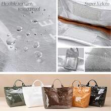 Stylish PVC Tote Purse For Women - Classy Handbag, Elevate Your Outfit With This Fashion Bag - Bạc - Xem 5