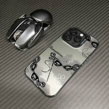 Funda de Teléfono con Patrón Original de Gradiente IMD Láser para iPhone 16/15 Plus/14 Pro/16 Pro Max, Funda de Teléfono de Alta Calidad a Prueba de Golpes y Anticaídas para Hombres y Mujeres, Compatible con iPhone 13 Pro Max/12 Pro/11 - Colores mixtos - Ver 3