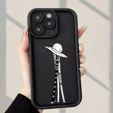 Fashionable And Stylish Phone Case With Unique Anime Weapon And Straw Hat Designs, Offers Shock Resistance And Anti-Fingerprint Protection, Fully Covers Models, Compatible With 7 To Apple 16 Series, Including Pro And Max Versions. - Black - View 8