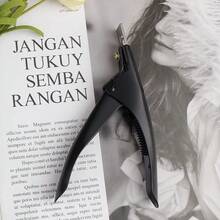 Professional Acrylic False Nail Clippers For Acrylic Nails, Black Nail Tip Cutter Nail Manicure Tool For Salon Home Nail Art