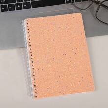 1pc A5 Colorful Sequin Spiral Notebook, Fashionable High-Quality Student Blank Journal