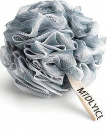 paquete de 4, esponja de baño de malla suave para ducha para hombres, exfoliante corporal, accesorios de baño para puf de ducha, para g - 1 - Ver 2