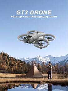 The New GT3 Aerial Photography Drone In 2025 Is Equipped With An Electronic Speed Controller And 180° High-Definition Dual Cameras, As Well As An Optical Flow Hovering/Smart Obstacle Avoidance System. Beginners Can Quickly Get The Hang Of It. - Grey - View 2