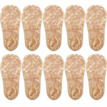 5 双女士袜子黑色粉色花朵新款踝袜春夏季船形蕾丝隐形薄款女童短袜 - 彩色 - 查看 10