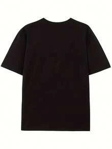 Camiseta casual cómoda lavable a máquina con estampado divertido de gato triste y llorando, meme de moda  hombres y es - Blanco - Ver 2