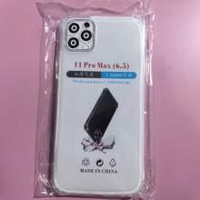 1 件透明防摔手机壳，适用于三星/苹果/红米/OPPO 智能手机，透明防摔手机壳，手机壳，手机保护套，手机壳，手机皮套，4 角防摔手机壳，透明手机壳，简约手机壳，纯色手机壳，透明手机壳，TPU 防摔手机壳（军用级防摔）防水防震防刮 - 無色 - 查看 35