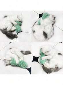 Katzen Plüsch Streifen Kissen Spielzeug mit Katzenminze