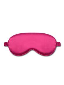 1pc Double-Sided Silk-Like Eye Mask, Breathable Blackout Sleep Mask For Travel, Rest, Office Nap, Airplane