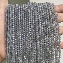 Brin de 15 pouces de perles de pierres naturelles 2/3/4 mm, améthyste naturelle, citrine, œil de tigre, lapis-lazuli, pierres de guérison, convient pour l'artisanat décoratif, la fabrication de bijoux DIY de bracelets, colliers et autres accessoires - Multicolore - Voir 49