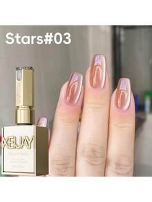 XEIJAYI 1pc Ice Candy Cat's Eye Gel Nail Polish - Peelable, UV/LED Soak-Off,  Glossy Finish For DIY & Salon Use-No Magnetic Stick Included - 彩色 - 查看 5