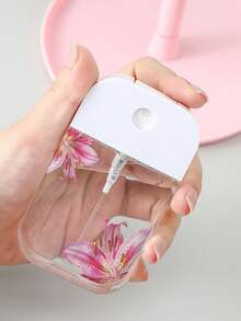 زجاجة سفر قابلة لإعادة التعبئة من البلاستيك الشفاف بنمط الزنبق الجديد، زجاجة رذاذ عطر، موزع مزيل المكياج، زجاجة ترطيب، مناسبة لمزيل طلاء الأظافر والتونر ومزيل المكياج، قابلة لإعادة الاستخدام، ضروريات السفر، إكسسوارات سفر مثالية، هدايا عيد الميلاد، هدايا رأس السنة الجديدة للمعلمين والأصدقاء والأحباء