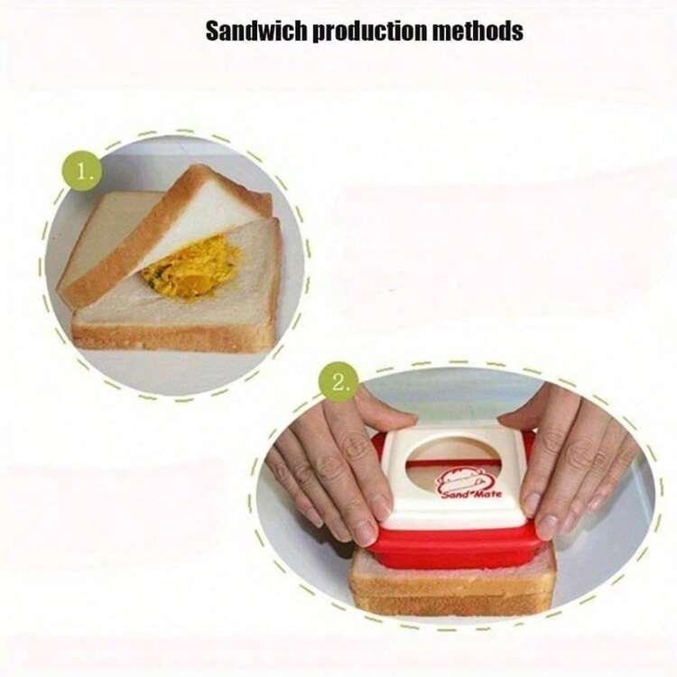 Sandwich Mold DIY Tool Heart Shape Bread Toast Maker Mould Cutter Love Breakfast Kitchen Bakeware - Multicolor - View 5