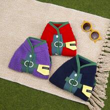 25件装冬季宠物棉质背心，宠物棉质背心，狗狗动物棉质背心，猫咪新款动物服装，加厚碎花狗狗羽绒服，小型犬服装，秋冬新款加厚背心 - 紅色 - 查看 4