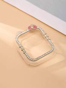 1 件多功能水钻猫设计 表壳保护套,兼容 S10、S9、S8、S7、S6、S5、S4、SE、40mm/41mm/42mm/44mm/45mm/46mm(不含手表和表带) - 銀色 - 查看 9