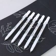 5pcs Artist Sketch Markers/Black Paper, Painting Design Illustration Art Supplies